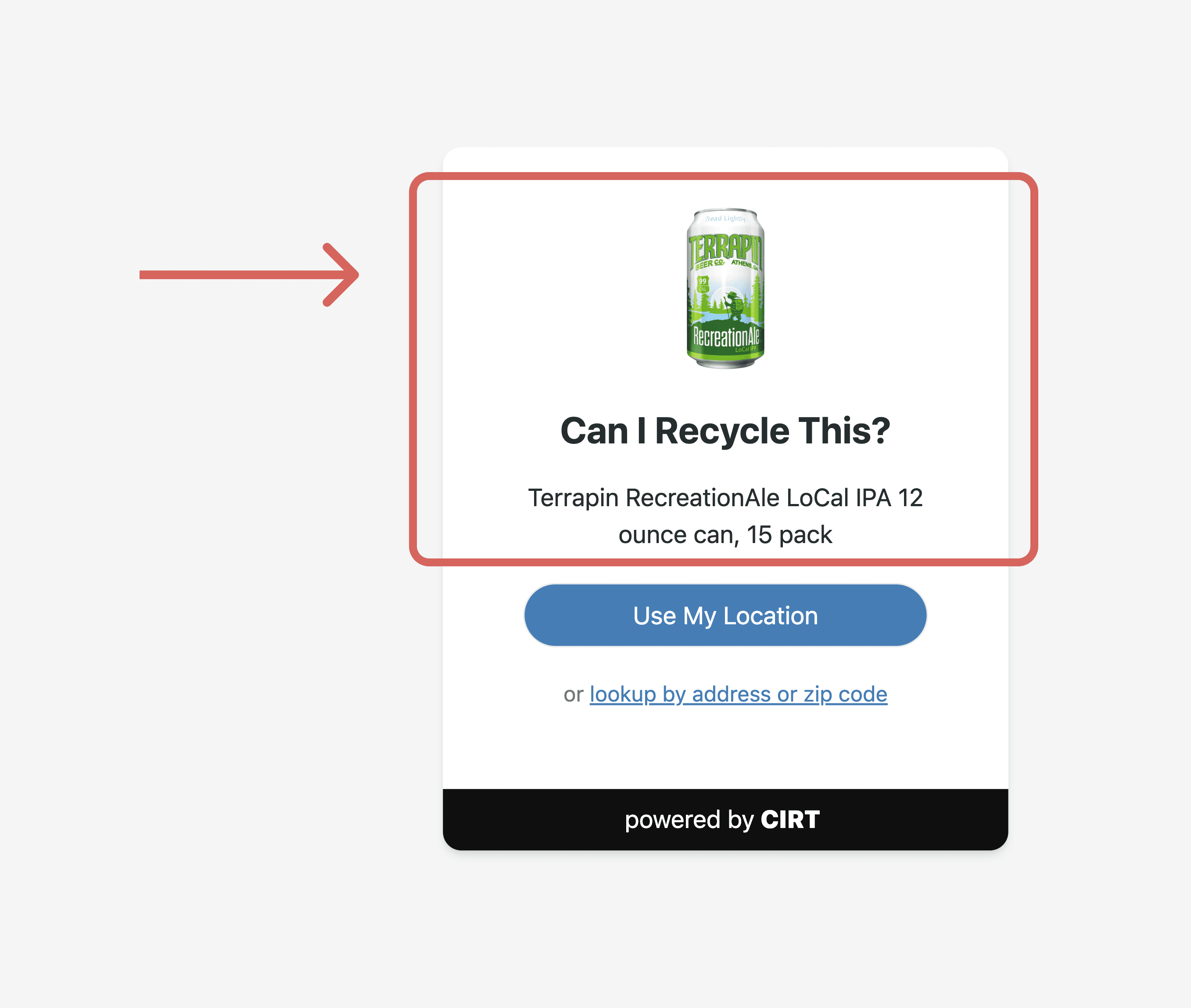 Feature branded image